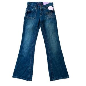 Amethyst Jeans girls Jewel slim fit boot cut 10 new with tags denim